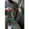 Sklenená fľaša na vodu Black+Blum 600 ml, olivová, GR-WB-M010