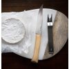 Súprava noža a vidličky na syr Opinel 12,5 cm, 001834