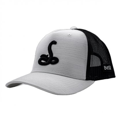 222 6 (1) snake cap snap white