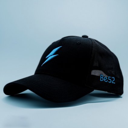 Bolt cap premium black/blue