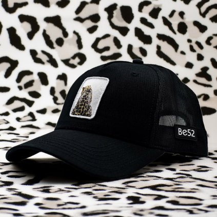 237 3 (4) leopard premium cap black