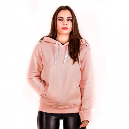 Dámská růžová hoodie PROSECCO