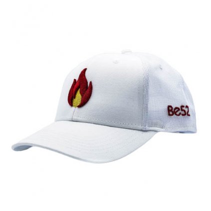 Kšiltovka FLAME Cap White