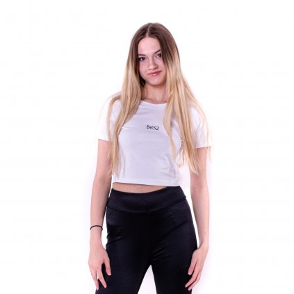 Pina Crop Tee white