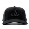 222 3 (2) snake cap snap black
