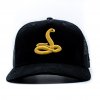 222 34 (2) snake cap snap black
