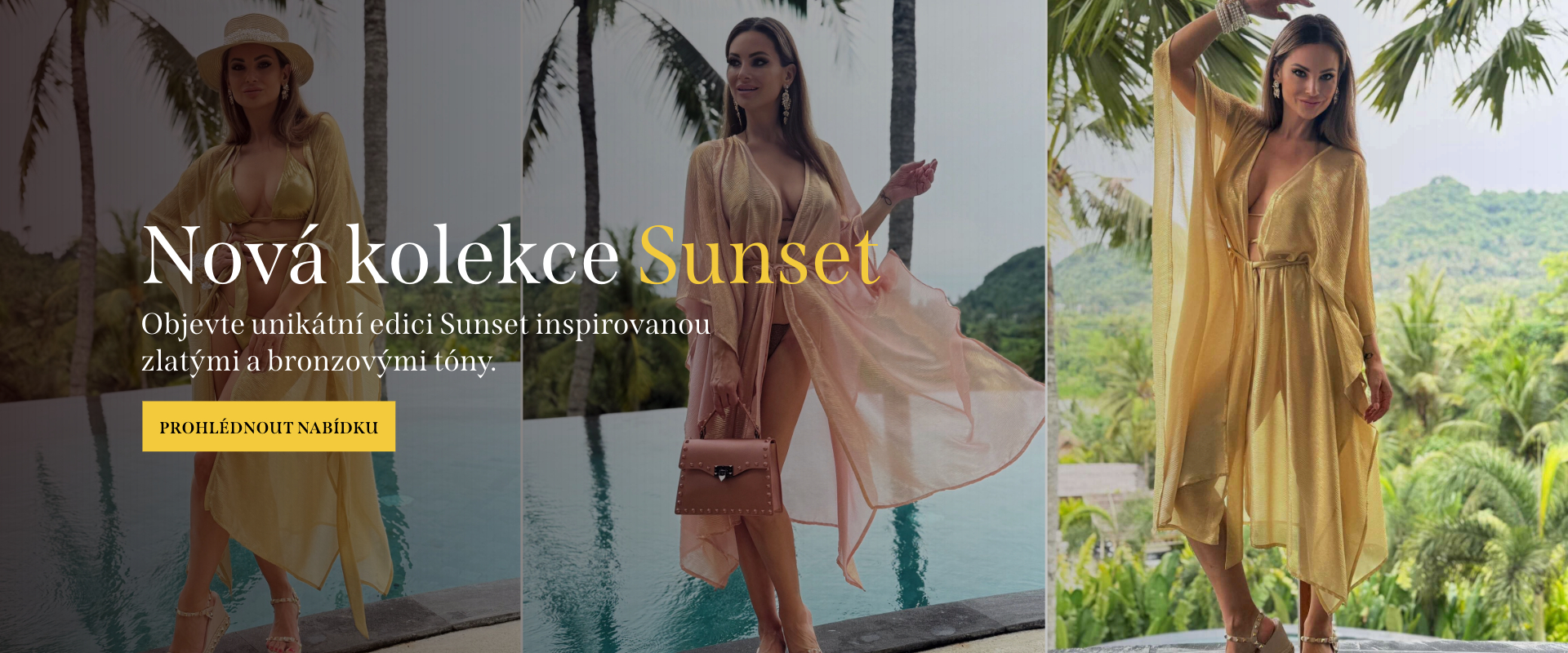 Nová kolekce Sunset plážových přehozů