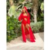 Long beach cover-up Naomi red