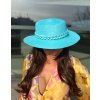 Klobouk Idole tyrkysová