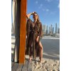 Long beach cover-up Aurora brown