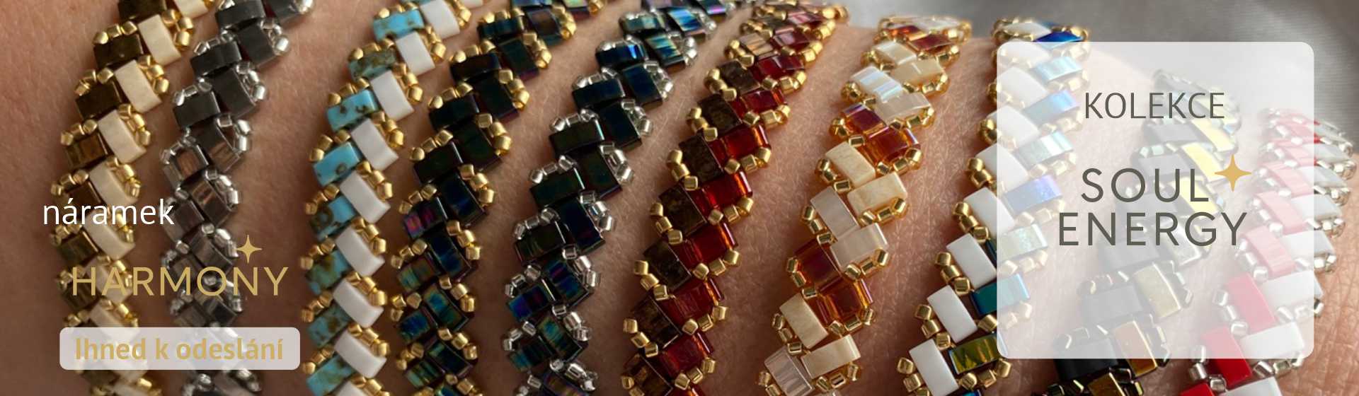 Miyuki korálkový náramek HARMONY