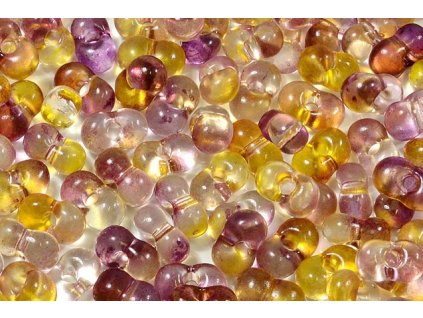 Farfalle 3x6,5 mm yellow-violet (4M007)