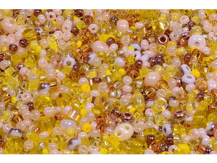 Seed beads mix - brown