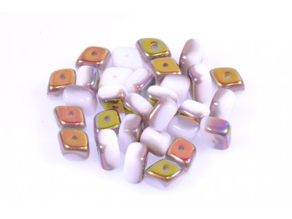 shaped pressed glass bead 11100104 5x9 mm 03000/28009
