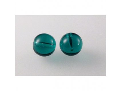 round pressed glass bead 10 mm 50720