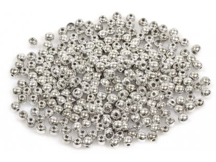 Round pressed glass beads 3 mm 00030/27000