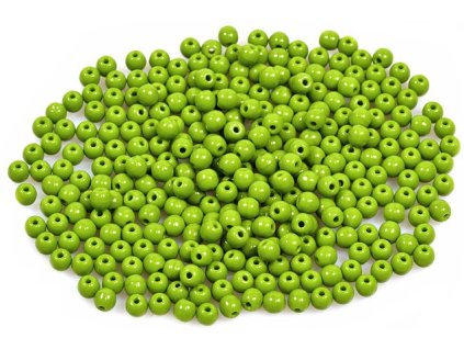 Round pressed glass beads 3 mm 53420