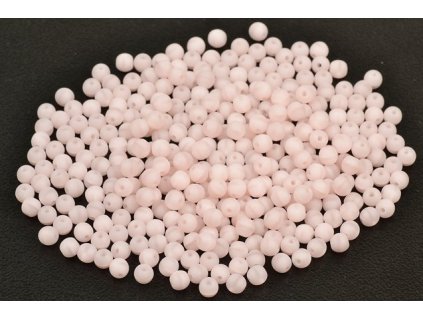 Round pressed glass beads 3 mm 74000/84110