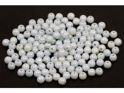 Round pressed glass beads 4 mm 03000/14457