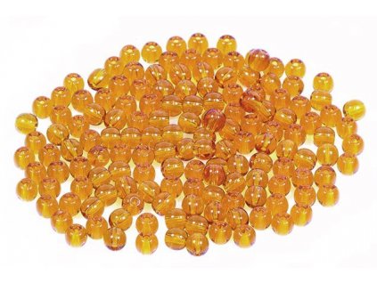 Round pressed glass beads 4 mm 10090