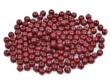 Round pressed glass beads 4 mm 13500