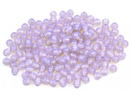 Round pressed glass beads 4 mm 21000