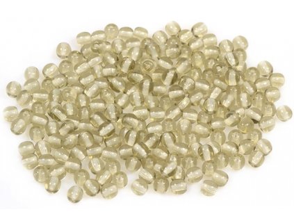 Round pressed glass beads 4 mm 40000