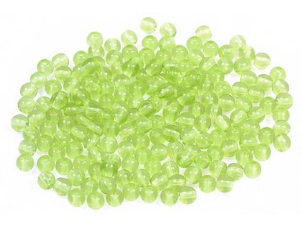 Round pressed glass beads 4 mm 50220