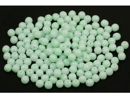 Round pressed glass beads 4 mm 63110