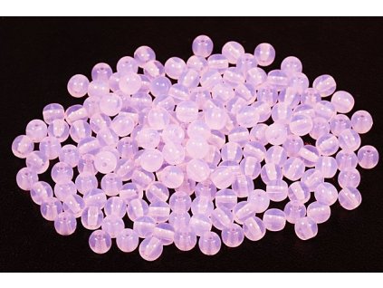 Round pressed glass beads 4 mm 71200