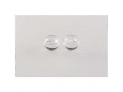 Round pressed glass bead 6 mm 0003
