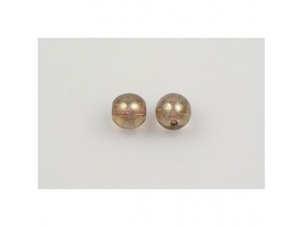 round pressed glass bead 6 mm 00030/14495