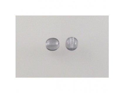 Round pressed glass bead 6 mm 20500