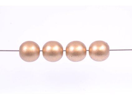 Round pressed glass beads 7 mm 03000/01710