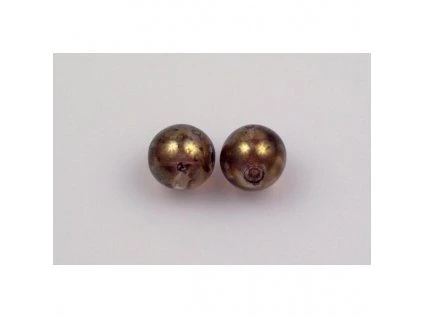 Round pressed glass beads 8 mm 00030/15422