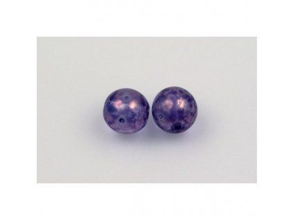 Round pressed glass beads 8 mm 00030/15423