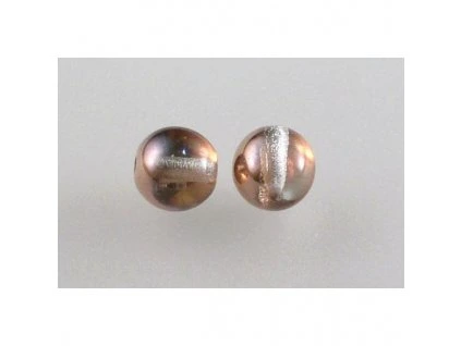 Round pressed glass beads 8 mm 00030/27101