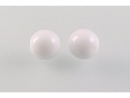 Round pressed glass beads 8 mm 03000