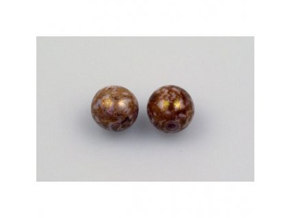 Round pressed glass bead 8 mm 03000/15421