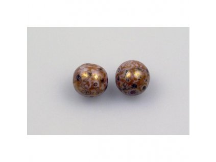 Round pressed glass bead 8 mm 03000/15422