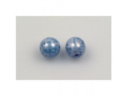 Round pressed glass beads 8 mm 03000/15426