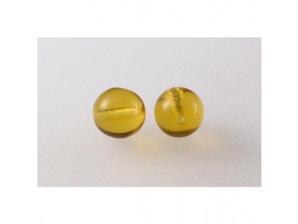 Round pressed glass beads 8 mm 10060