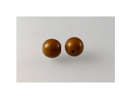 Round pressed glass bead 8 mm 13610