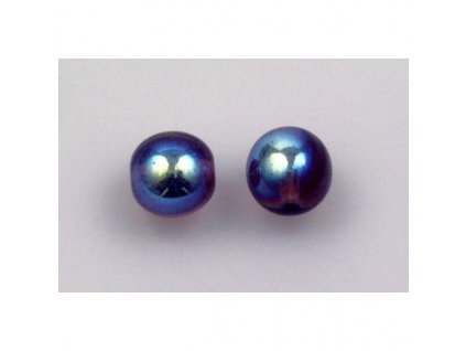 Round pressed glass beads 8 mm 20060/28701