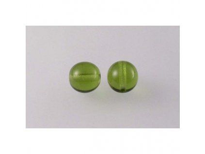 Round pressed glass beads 8 mm 50220