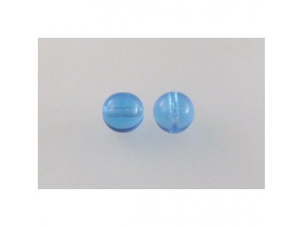 round pressed glass bead 8 mm 60020