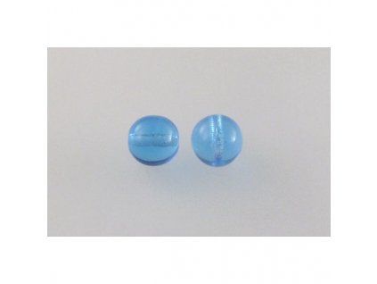 Round pressed glass beads 8 mm 60020