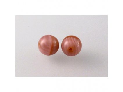 Round pressed glass bead 8 mm 76026