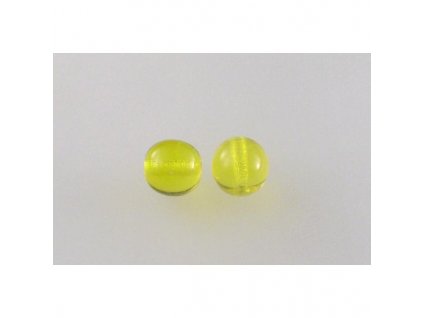 Round pressed glass bead 8 mm 80010