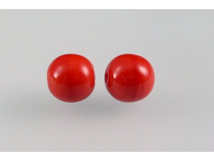 Round pressed glass beads 8 mm 93200